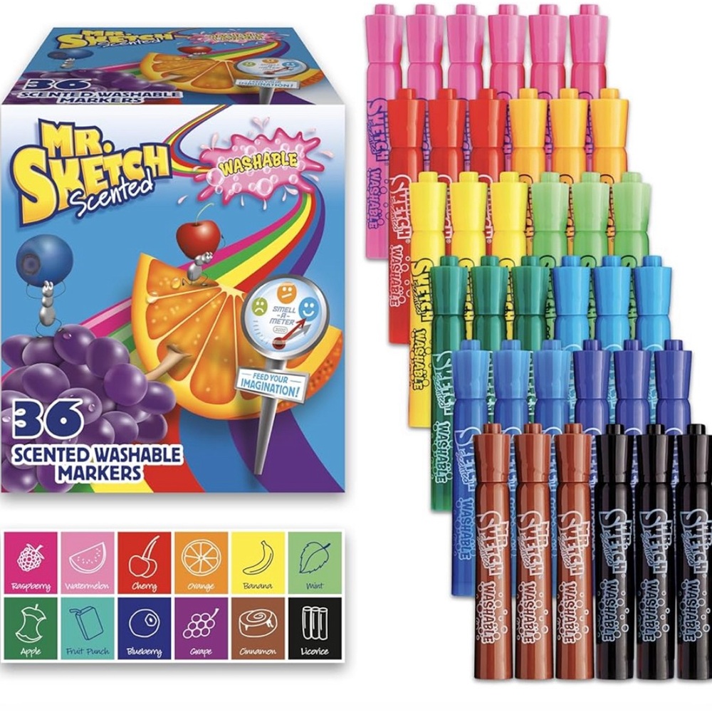 NWT: Mr. Sketch Scented Washable Markers Set (36)